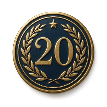 כ־20 שנות ניסיון